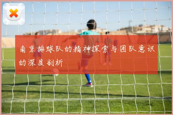 南京排球队的精神探索与团队意识的深度剖析