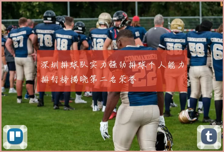 深圳排球队实力强劲排球个人能力排行榜揭晓第二名荣誉